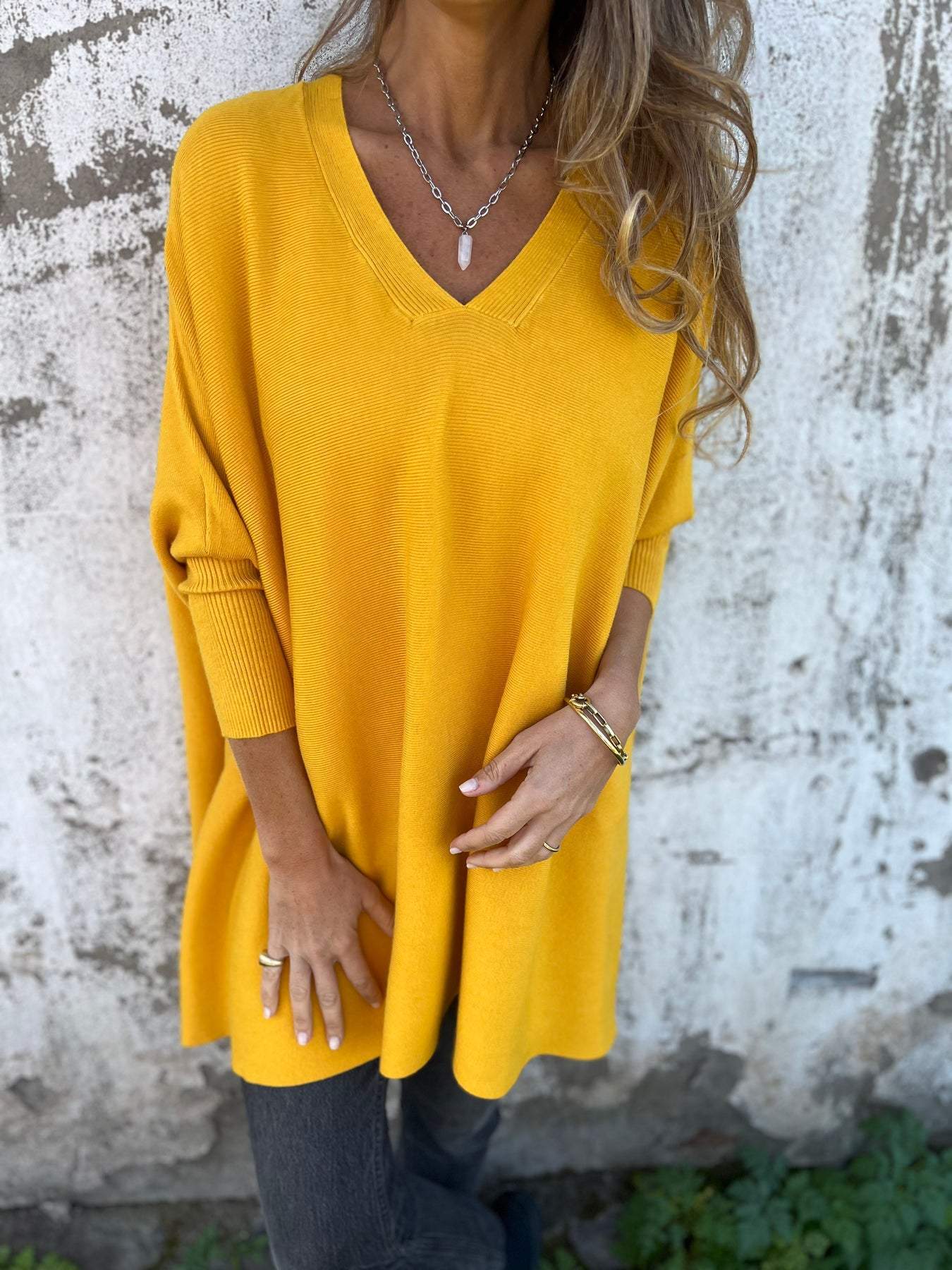 Minna | Oversized V-Neck Knit