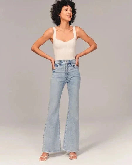 Emily | High Waist Flared Jeans