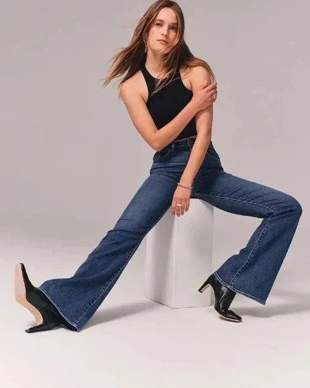 Emily | High Waist Flared Jeans