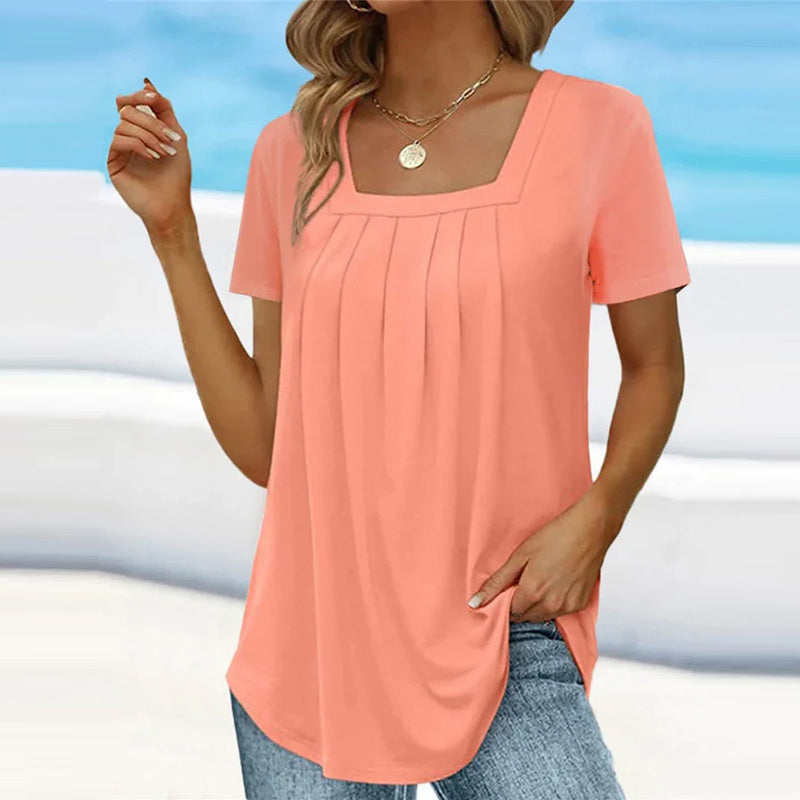 Raina | Pleated Shirt