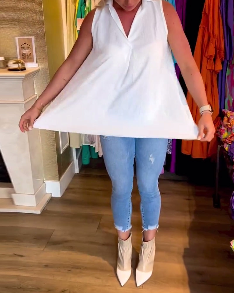 Anke | Strapless Top with Ruffles and a Fold