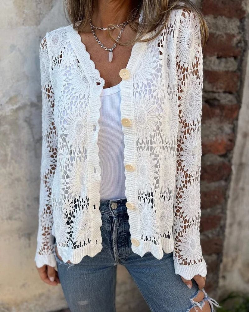 Tyra - Crocheted Cardigan