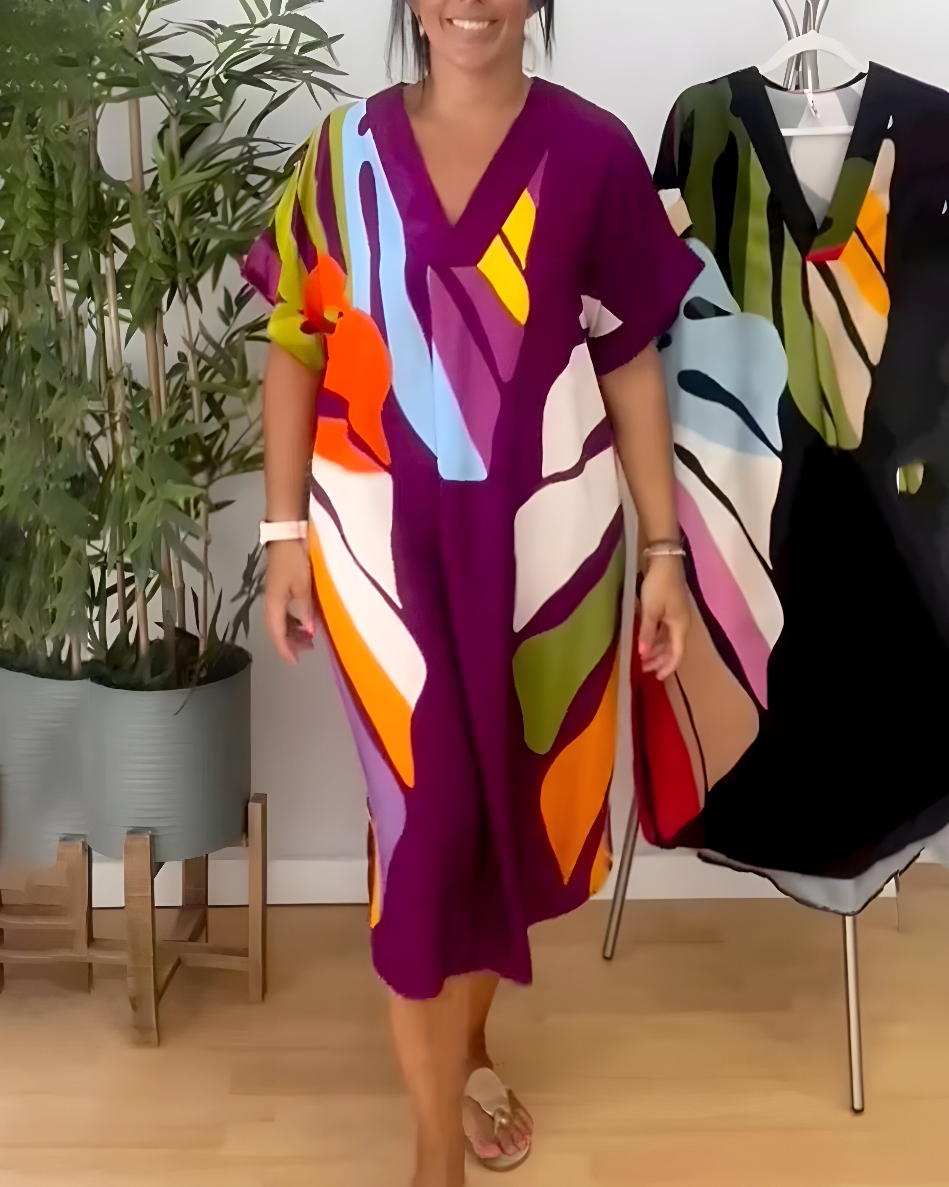 Claire | Colourful Dress
