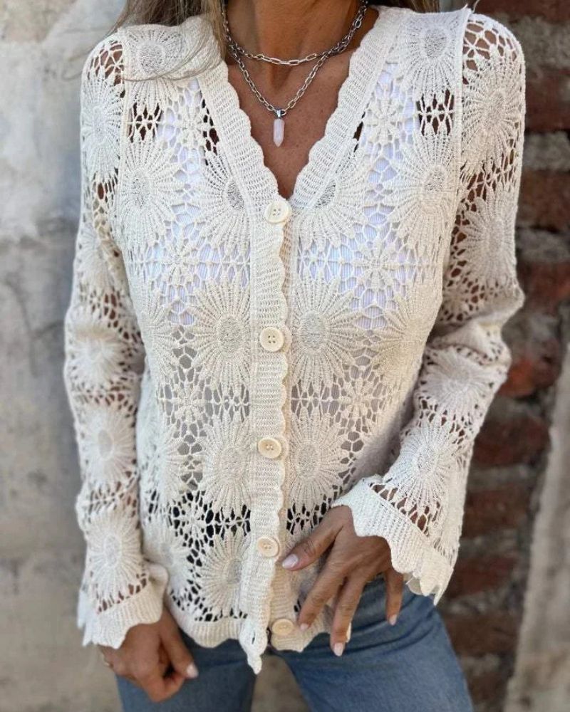 Tyra - Crocheted Cardigan