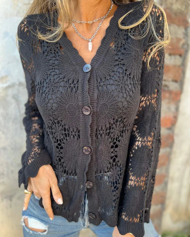 Tyra - Crocheted Cardigan
