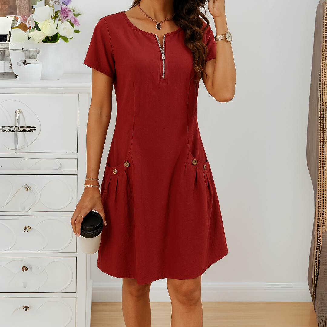 Anora | Elegant Midi Dress