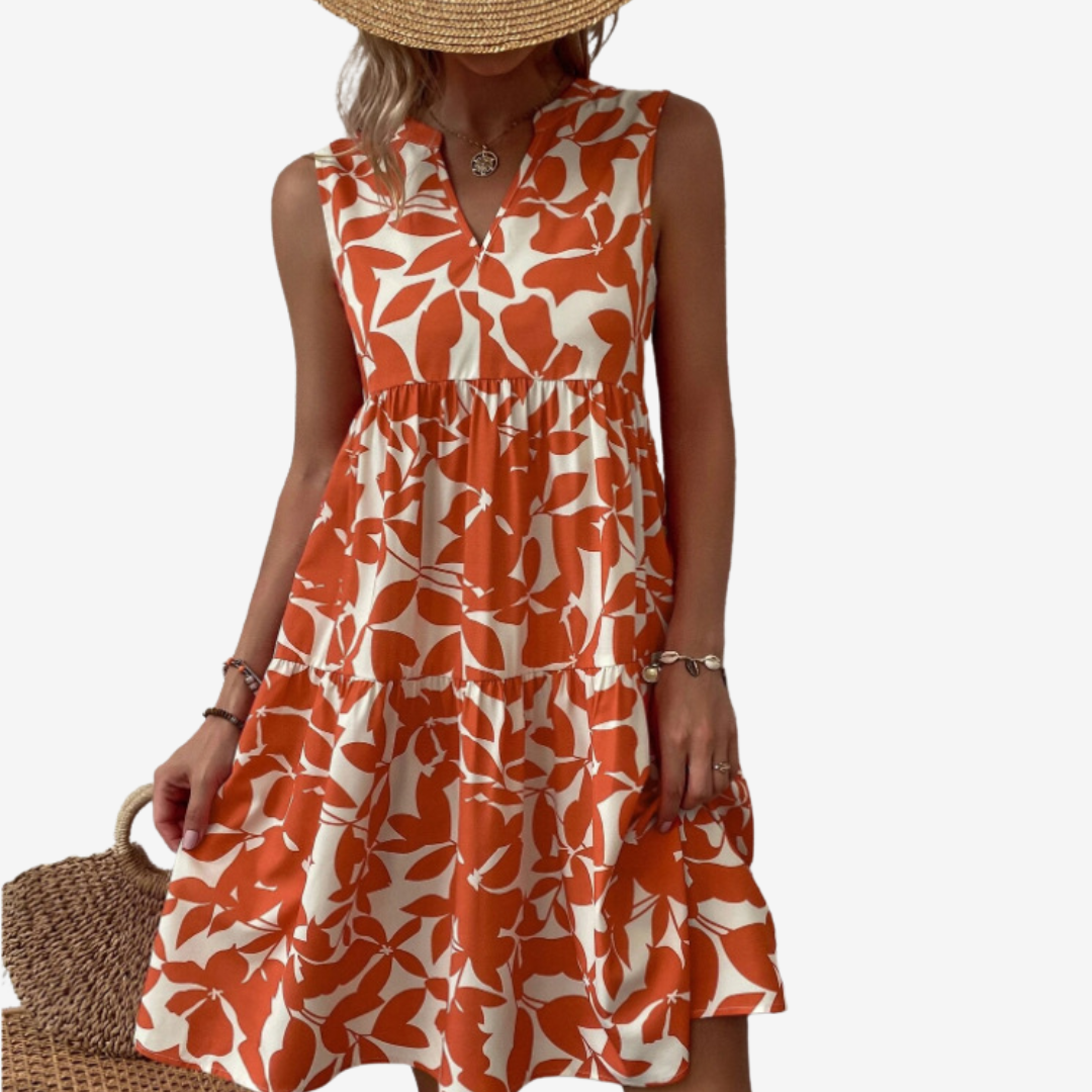 Melora | Floral Midi Dress