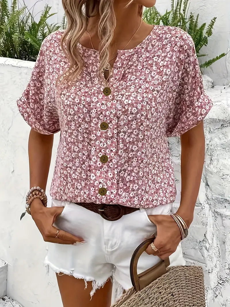 Ylina | Floral Summer Top