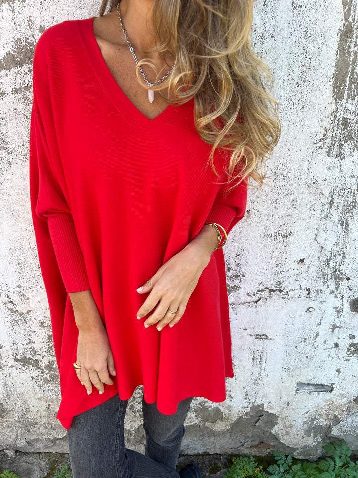 Minna | Oversized V-Neck Knit