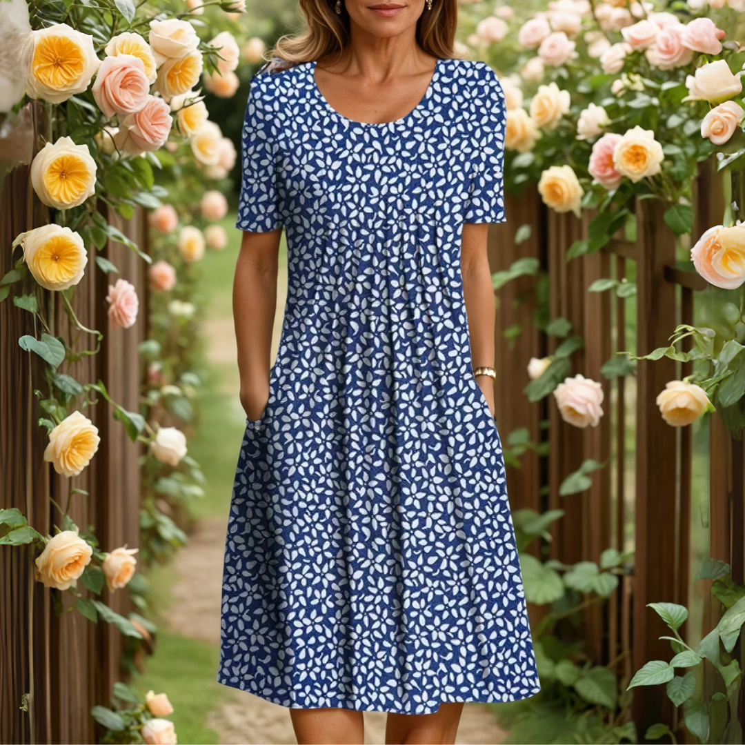 Verena | Flattering Floral Dress