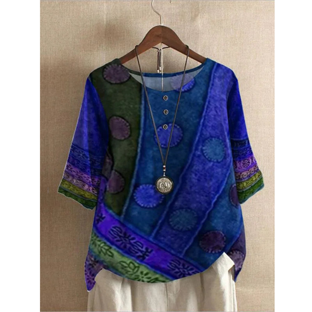 Vilda - Colourful Bohemian Top