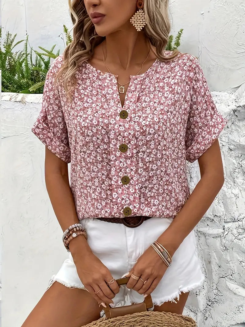Ylina | Floral Summer Top