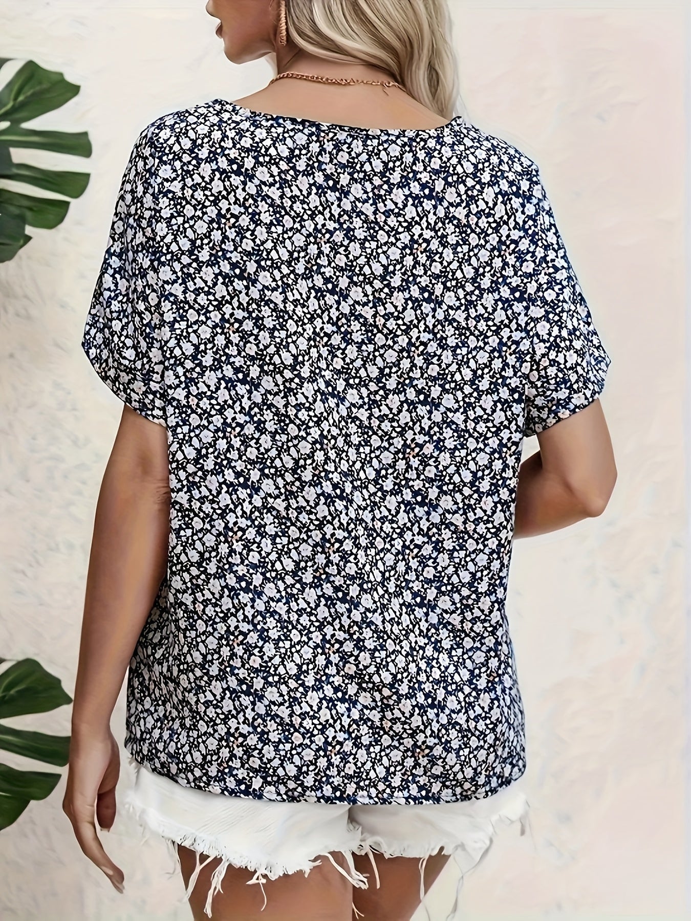 Lily | Floral Button-up Blouse