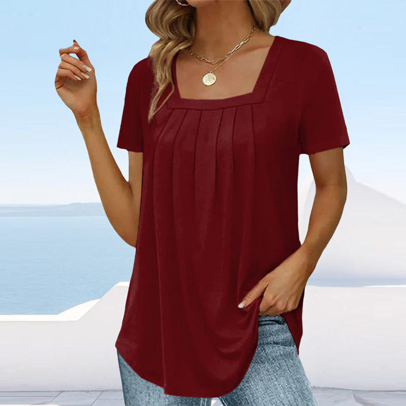 Raina | Pleated Shirt