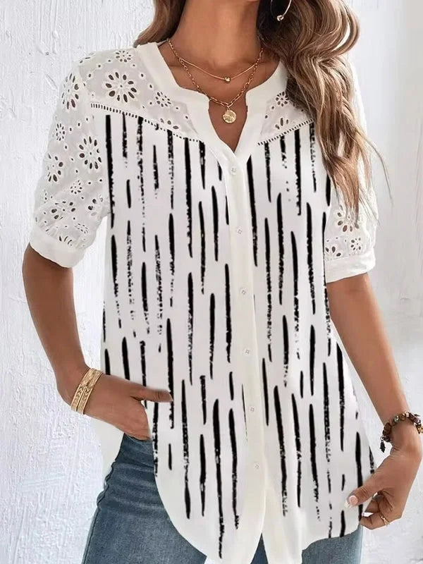 Ysolde | Stylish Short-Sleeved Top