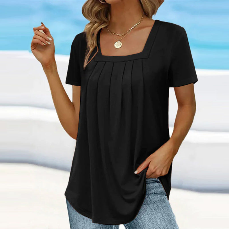 Raina | Pleated Shirt