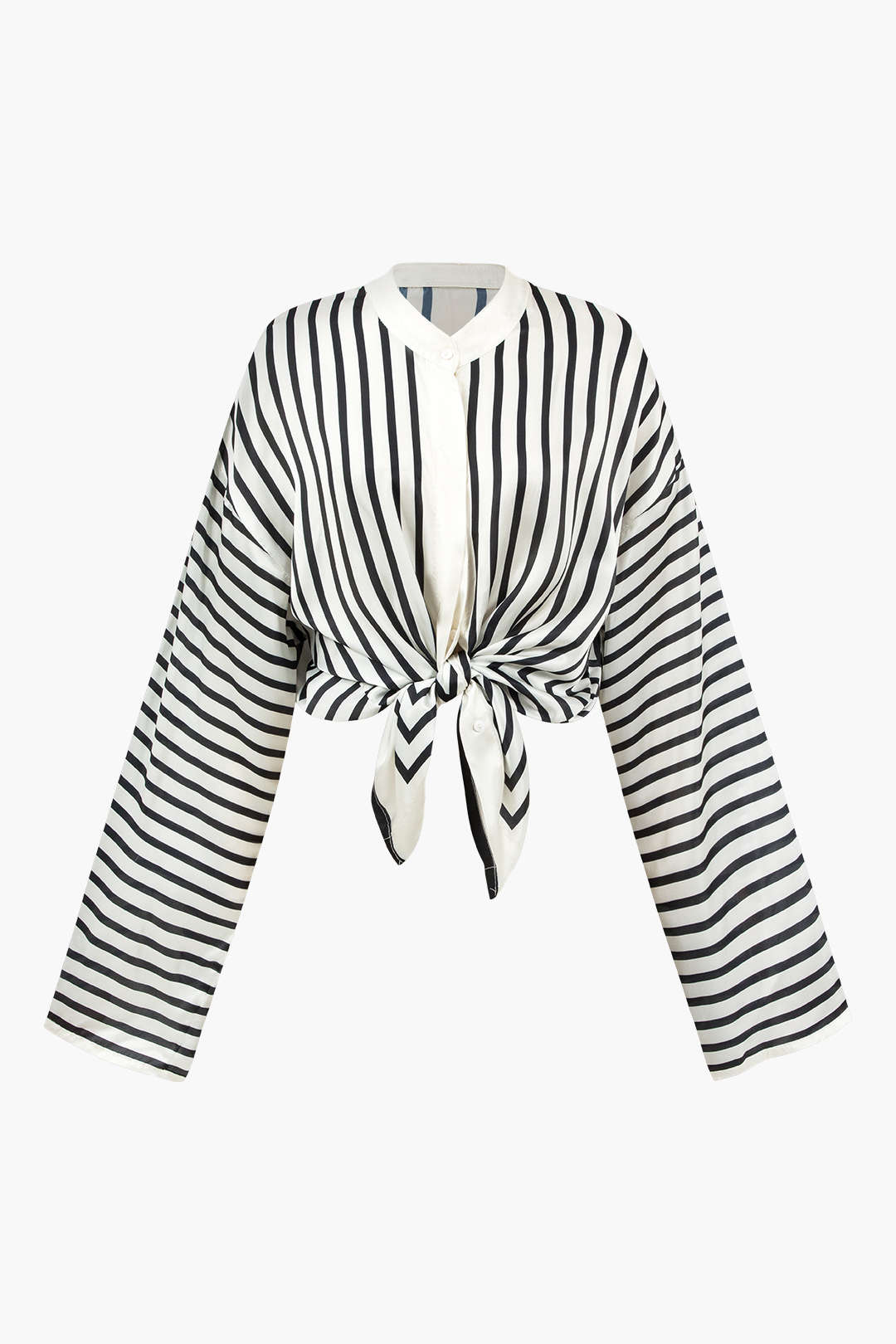 Solveig | Stripe Print Long Sleeve Shirt