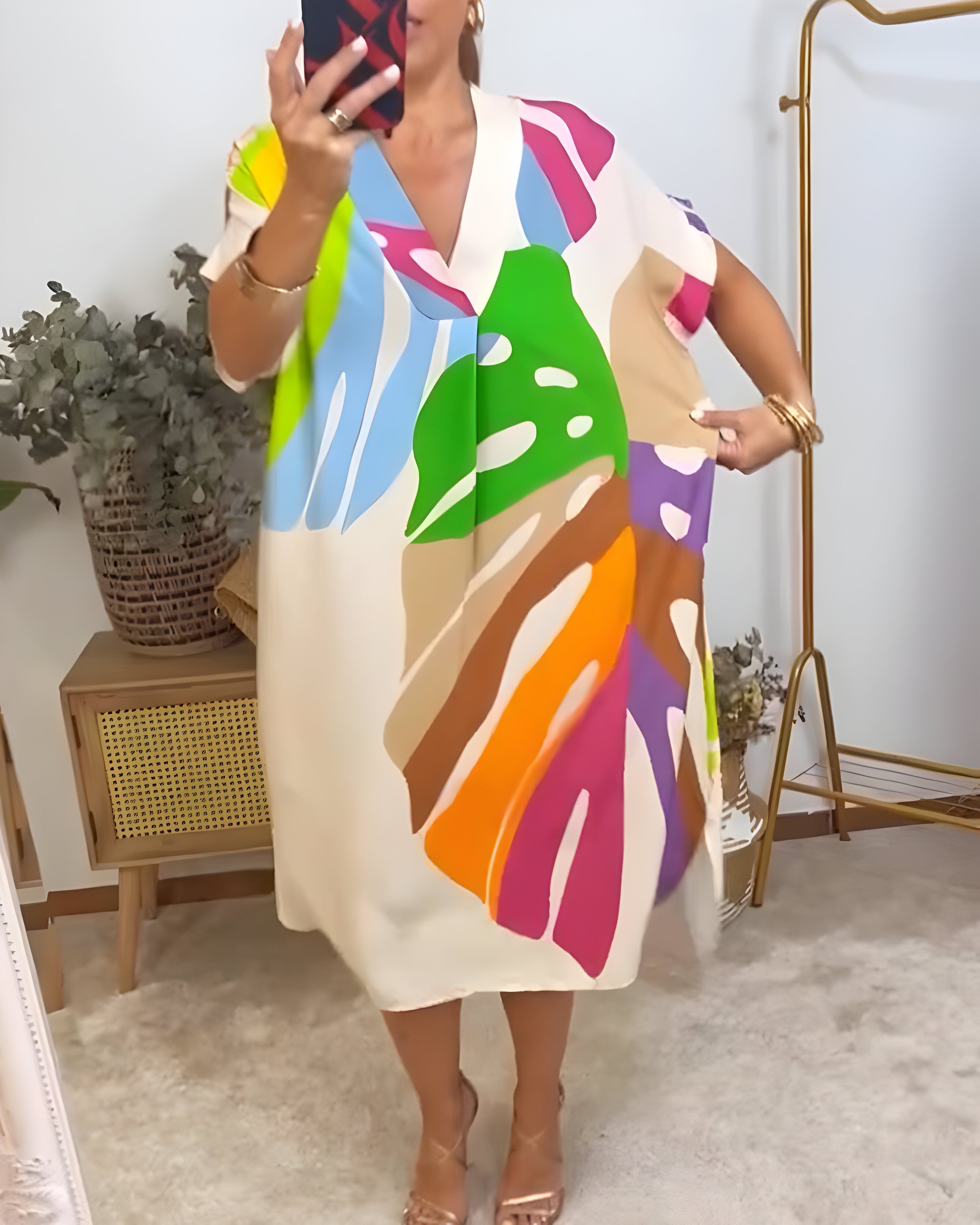 Claire | Colourful Dress