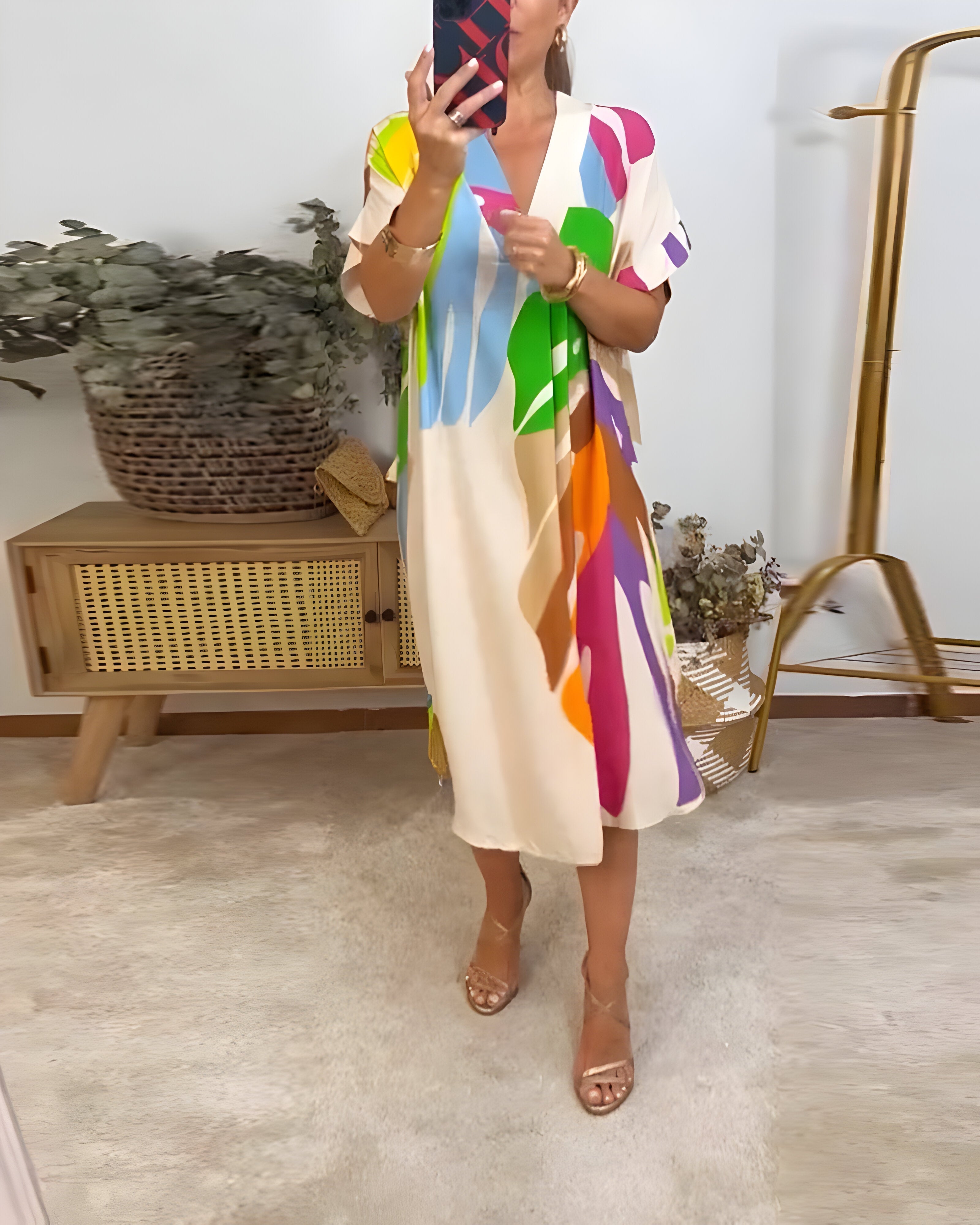 Claire | Colourful Dress
