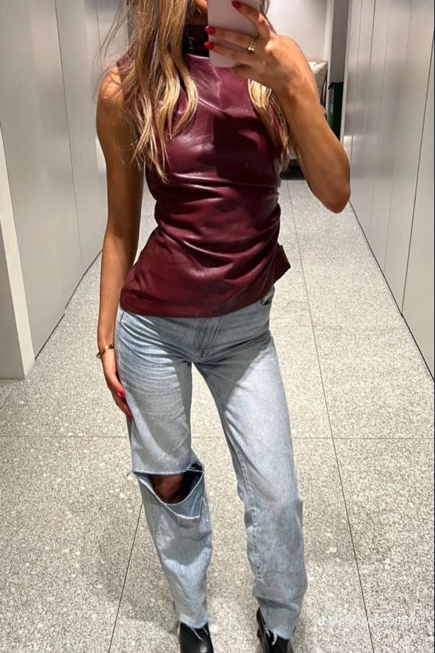 Léa | High Burgundy