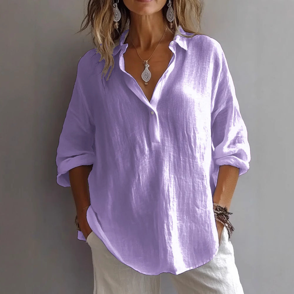 Elva - Stylish V-Neck Shirt
