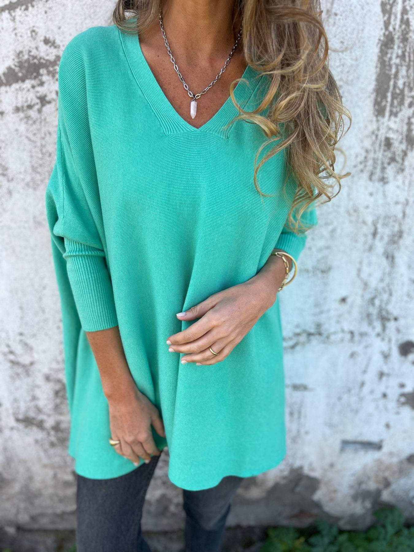 Minna | Oversized V-Neck Knit