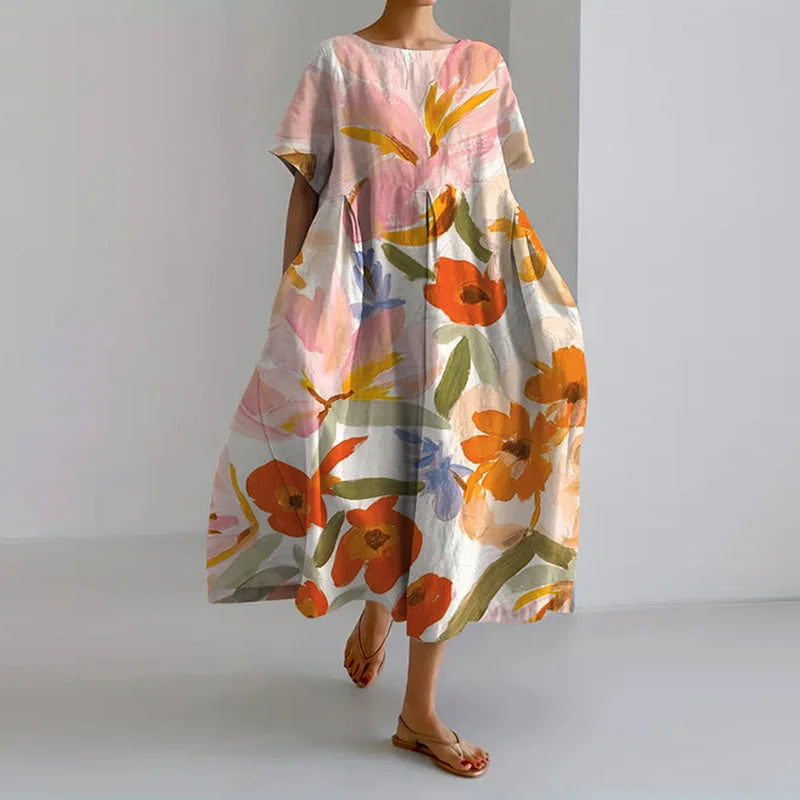 Carla | Flattering Floral Maxi