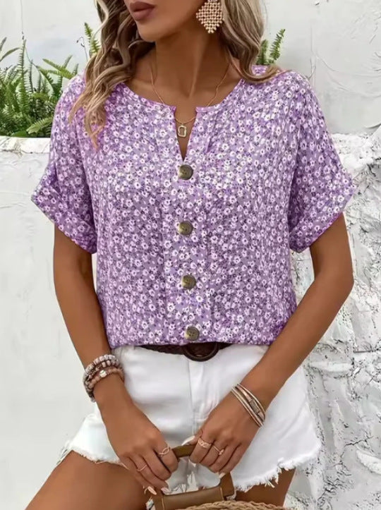 Ylina | Floral Summer Top