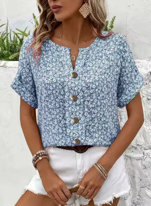 Ylina | Floral Summer Top