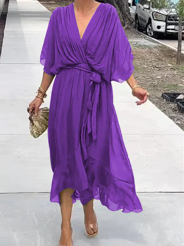 Hazel | V-Neck Dress