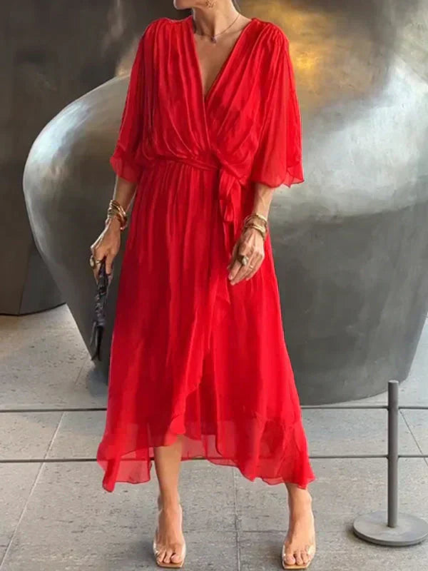 Hazel | V-Neck Dress