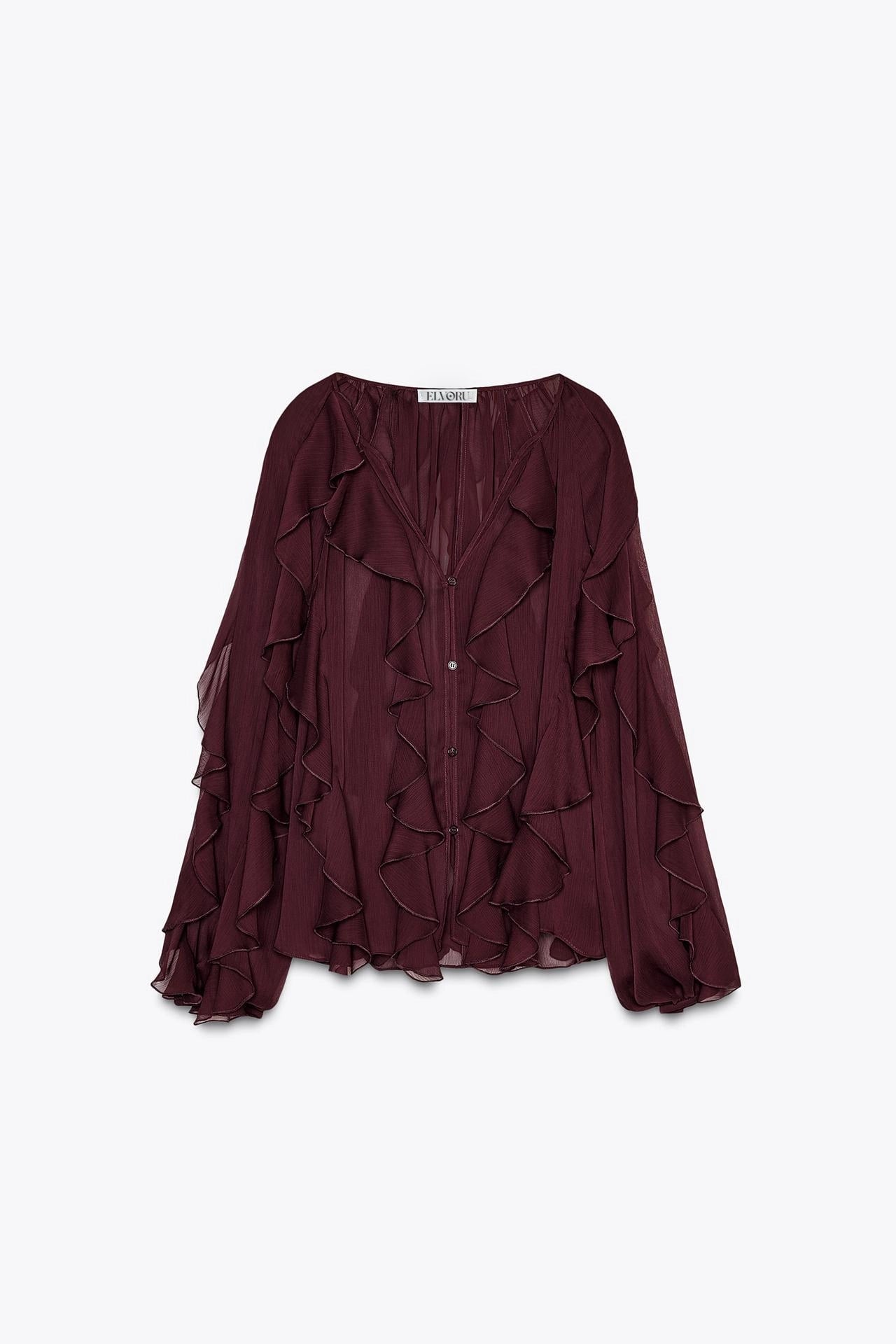Mélanie | Pure Desire - Blouse with Ruffles