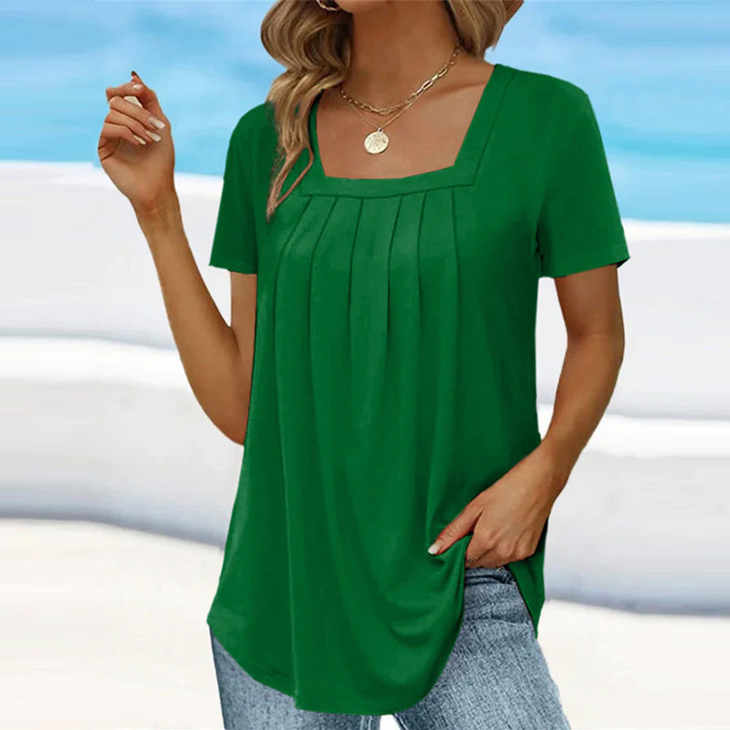 Raina | Pleated Shirt