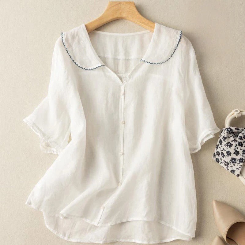 Brynja | Airy Linen Blouses