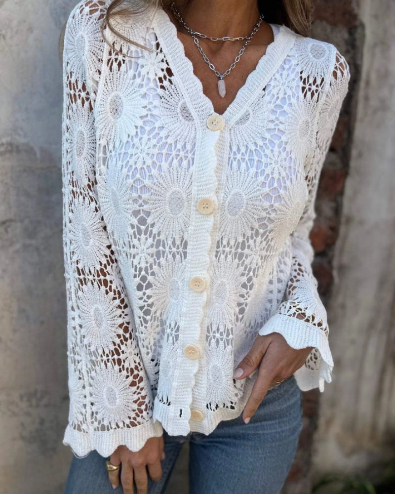 Tyra - Crocheted Cardigan