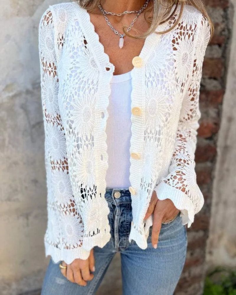 Tyra - Crocheted Cardigan