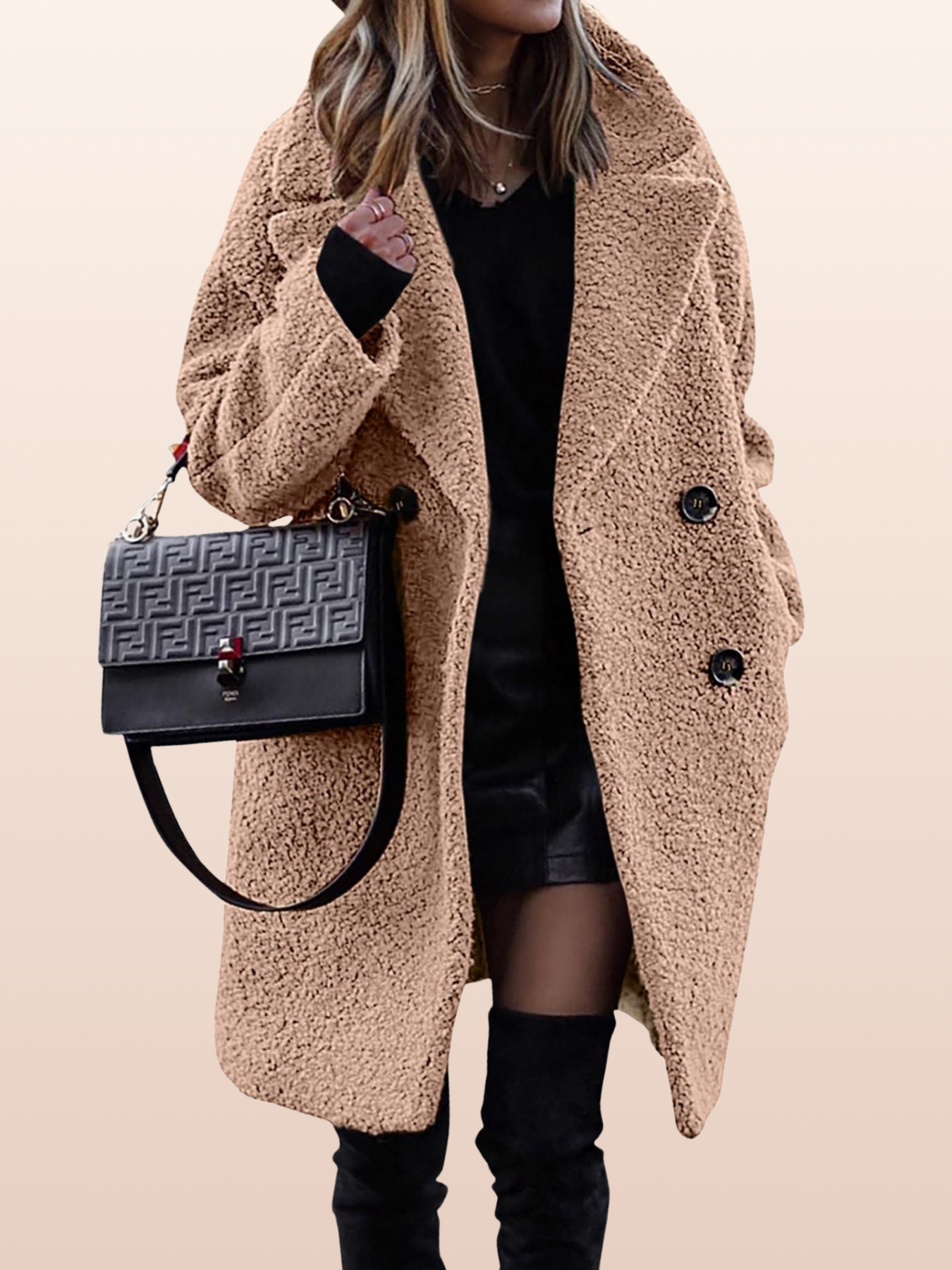 Adele | Long Plush Coat