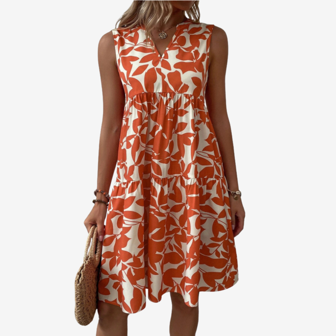 Melora | Floral Midi Dress
