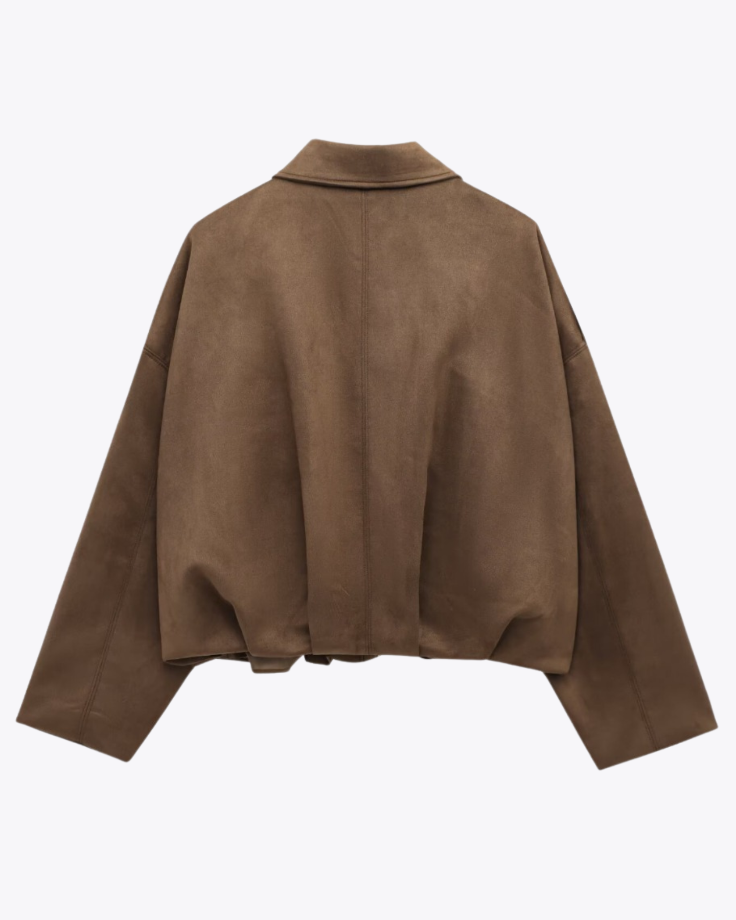 Quintine – Luxurious Suede Bomber Jacket for a Timeless Style