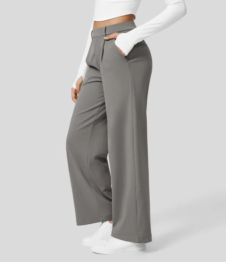 Rosé | High-Waisted Trousers