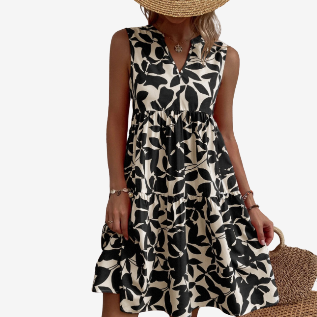 Melora | Floral Midi Dress
