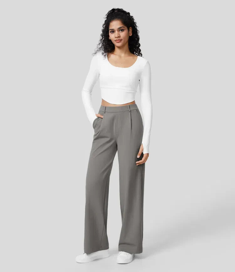Rosé | High-Waisted Trousers