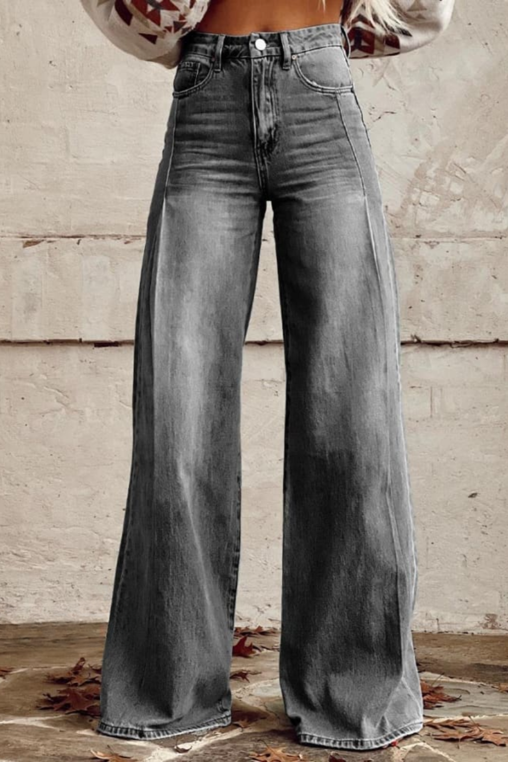 Alberta | Printed Wide-Leg Trousers