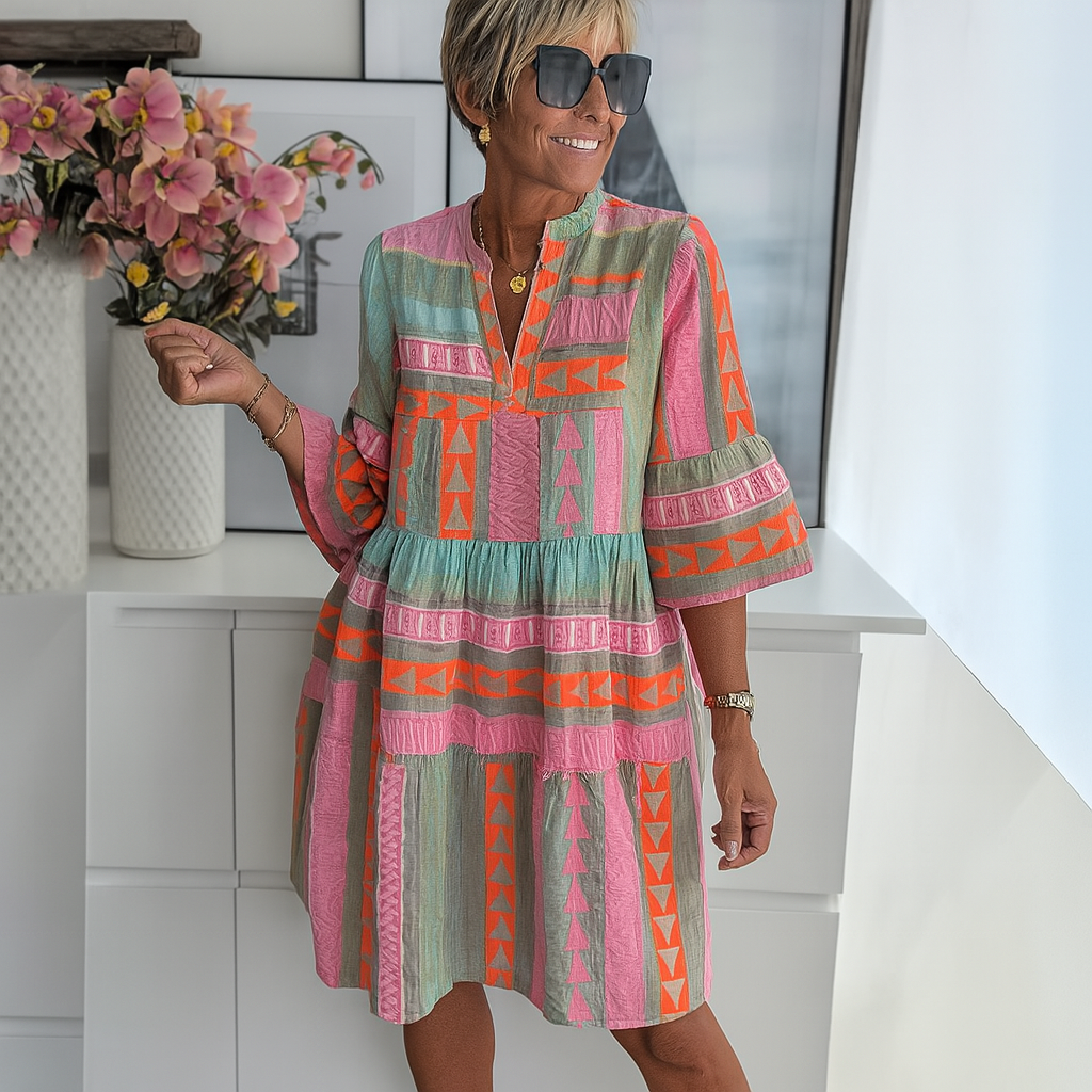 Audrey | Embroidered Summer Dress Mini