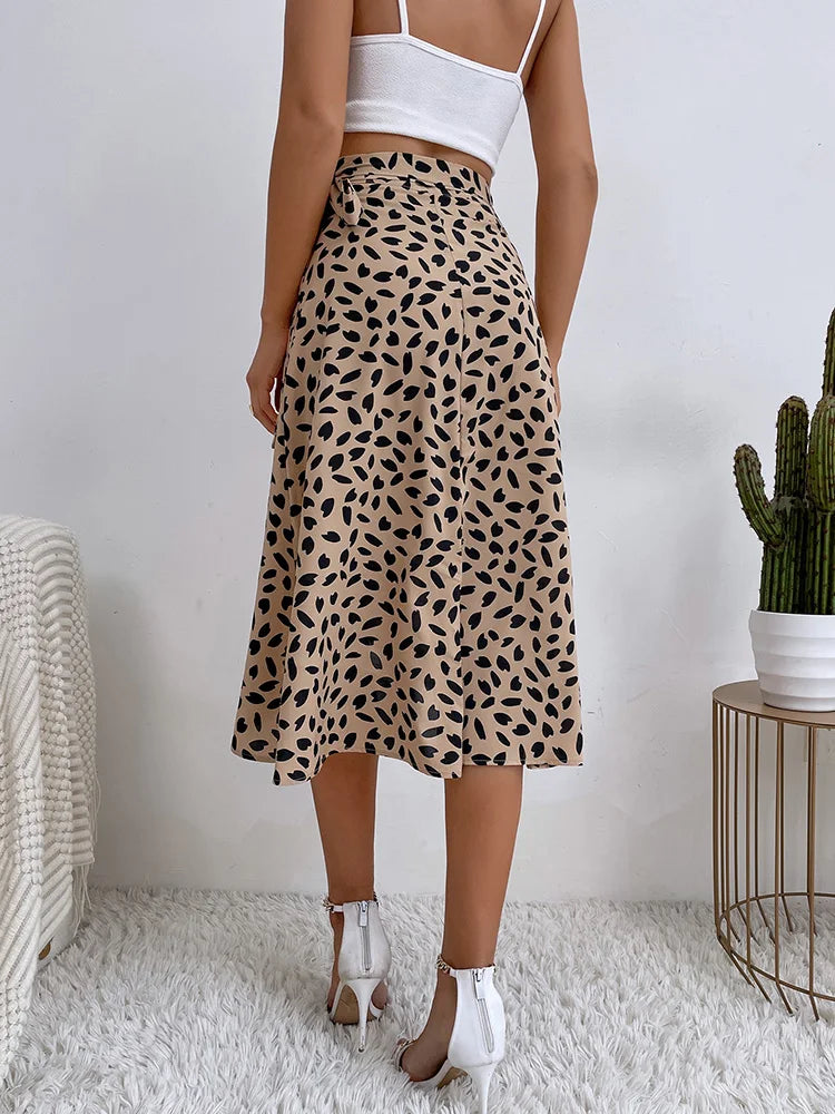 Vivienne | BohoWrap Print Skirt