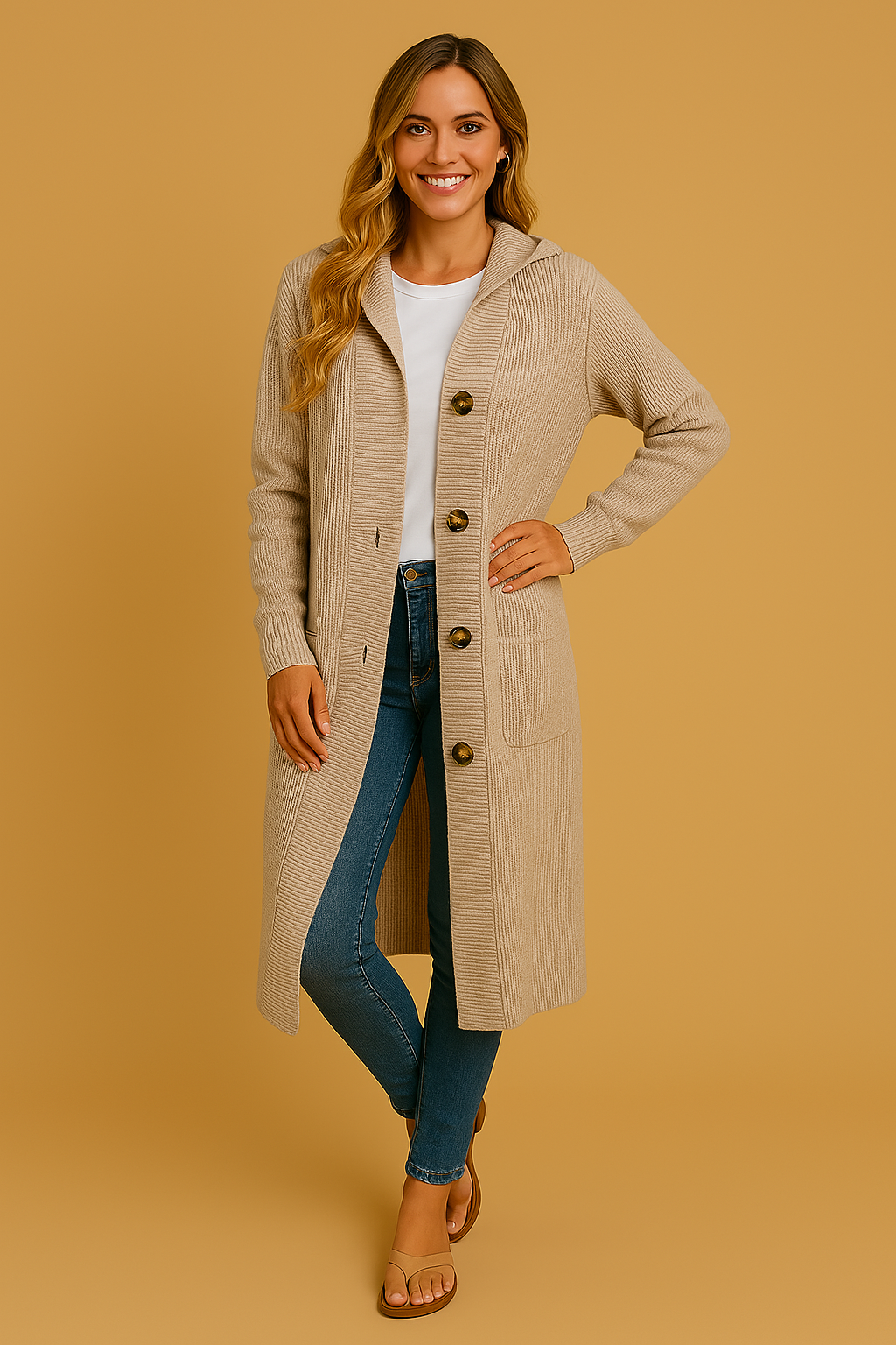 Femmy | Elegant Long Women's Coat