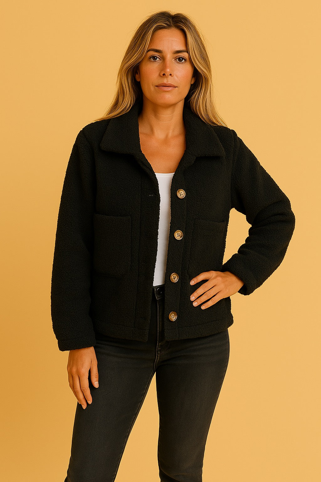 Amber | Warm short spring jacket