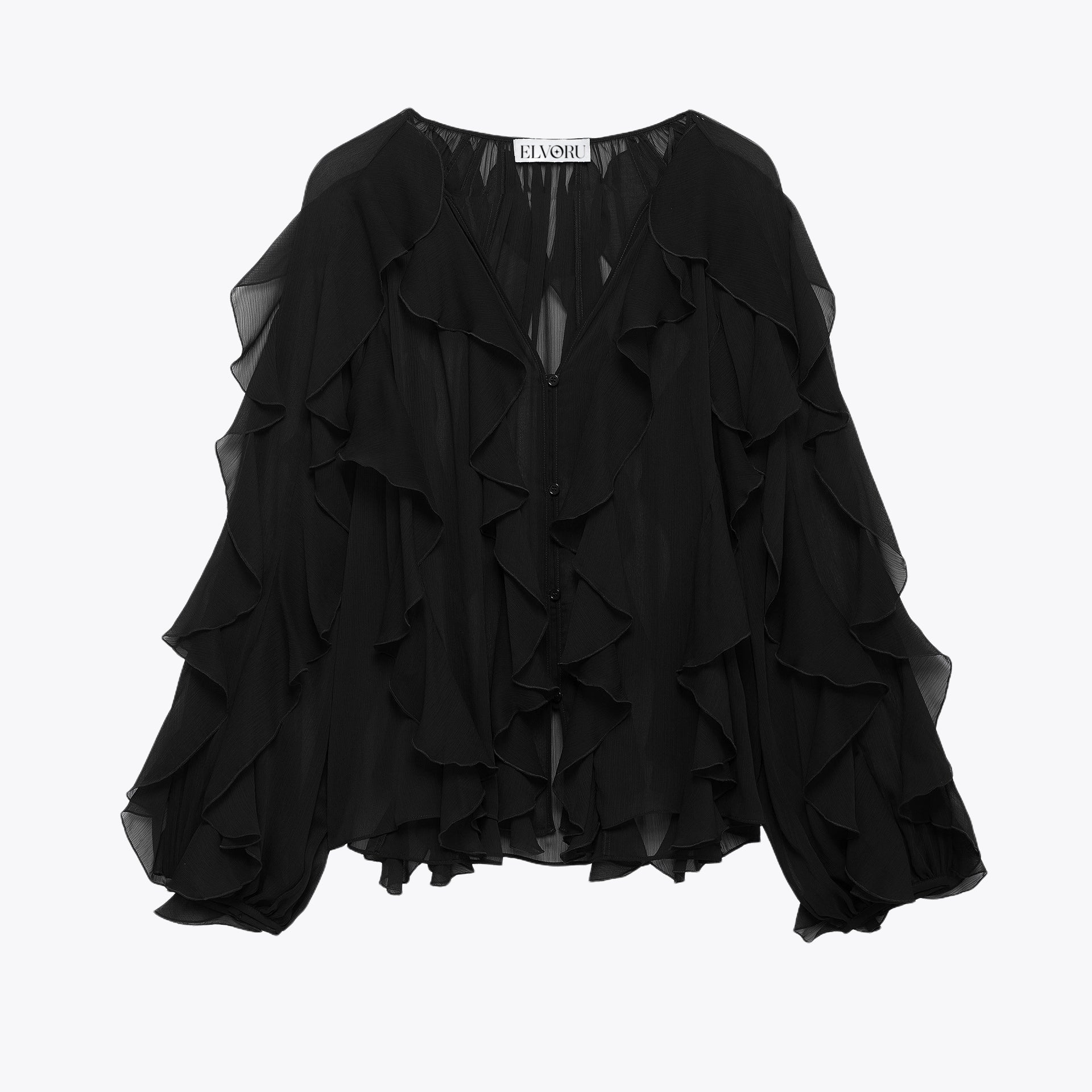 Mélanie | Pure Desire - Blouse with Ruffles