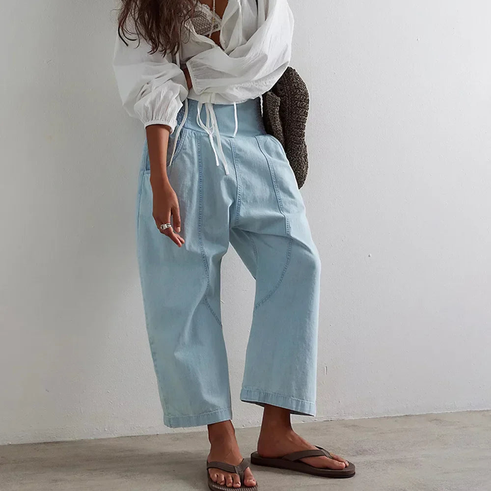 Lunaria | Relaxed Denim Lounge Pants