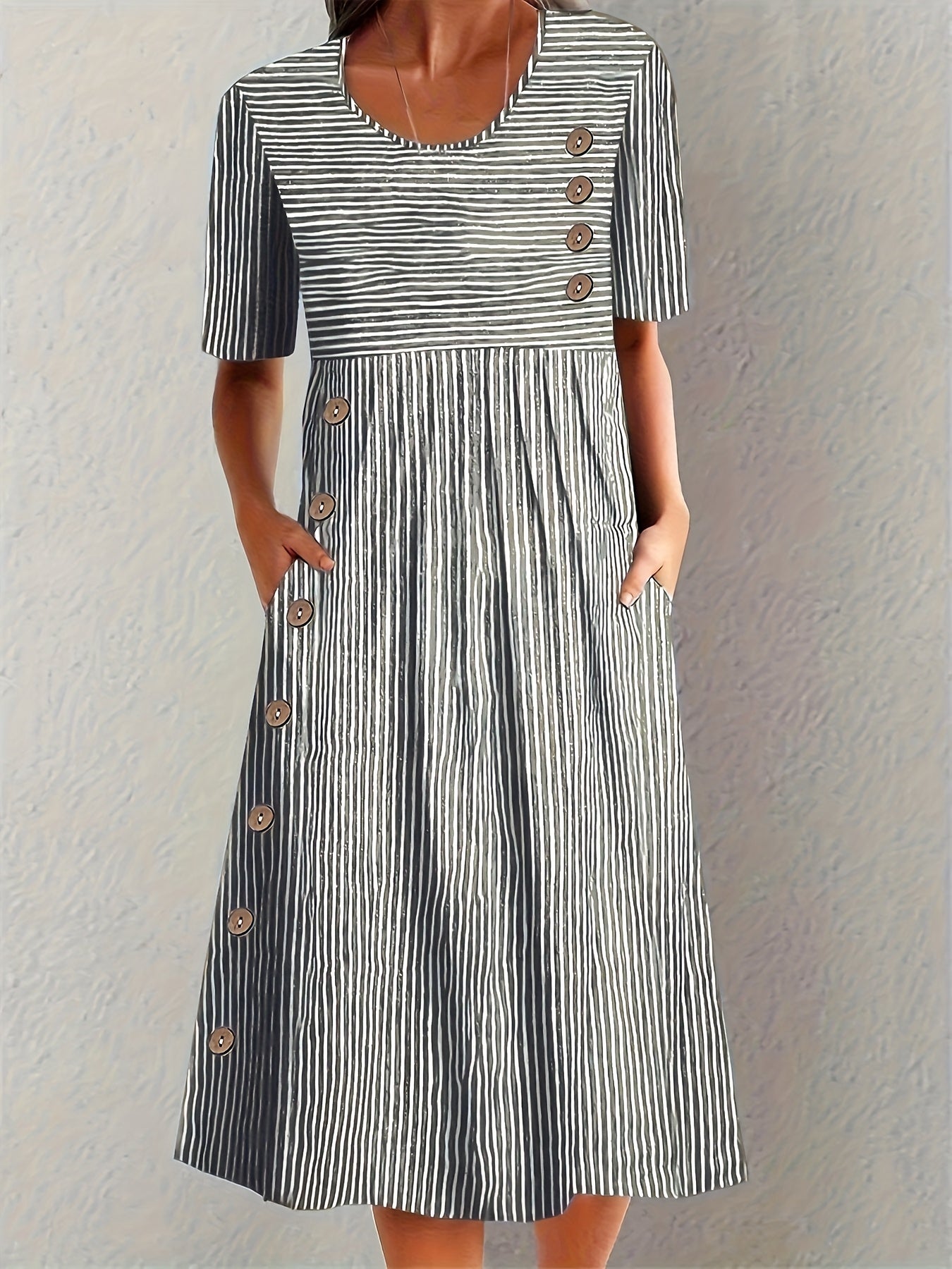 Ava | Striped Summer Dress